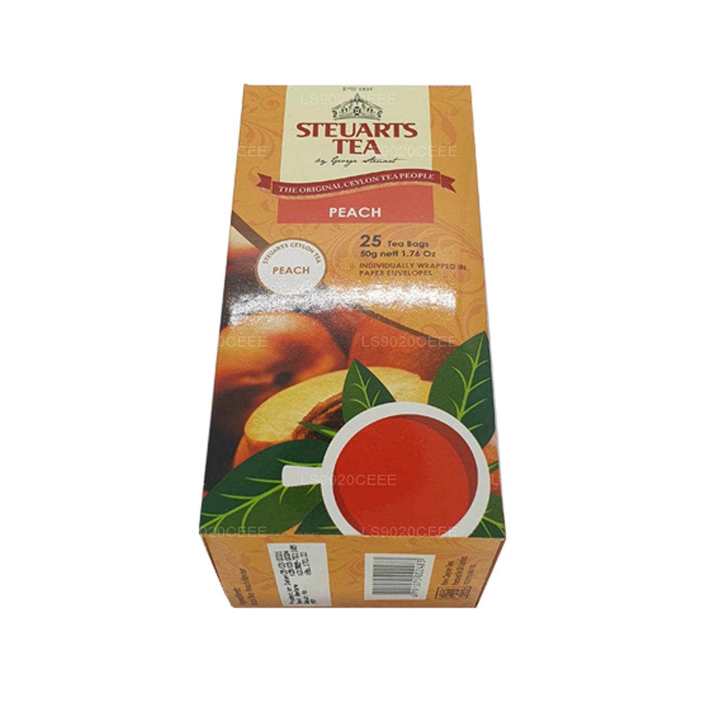 Персиковый чай Stuarts (50 г) 25 пакетиков