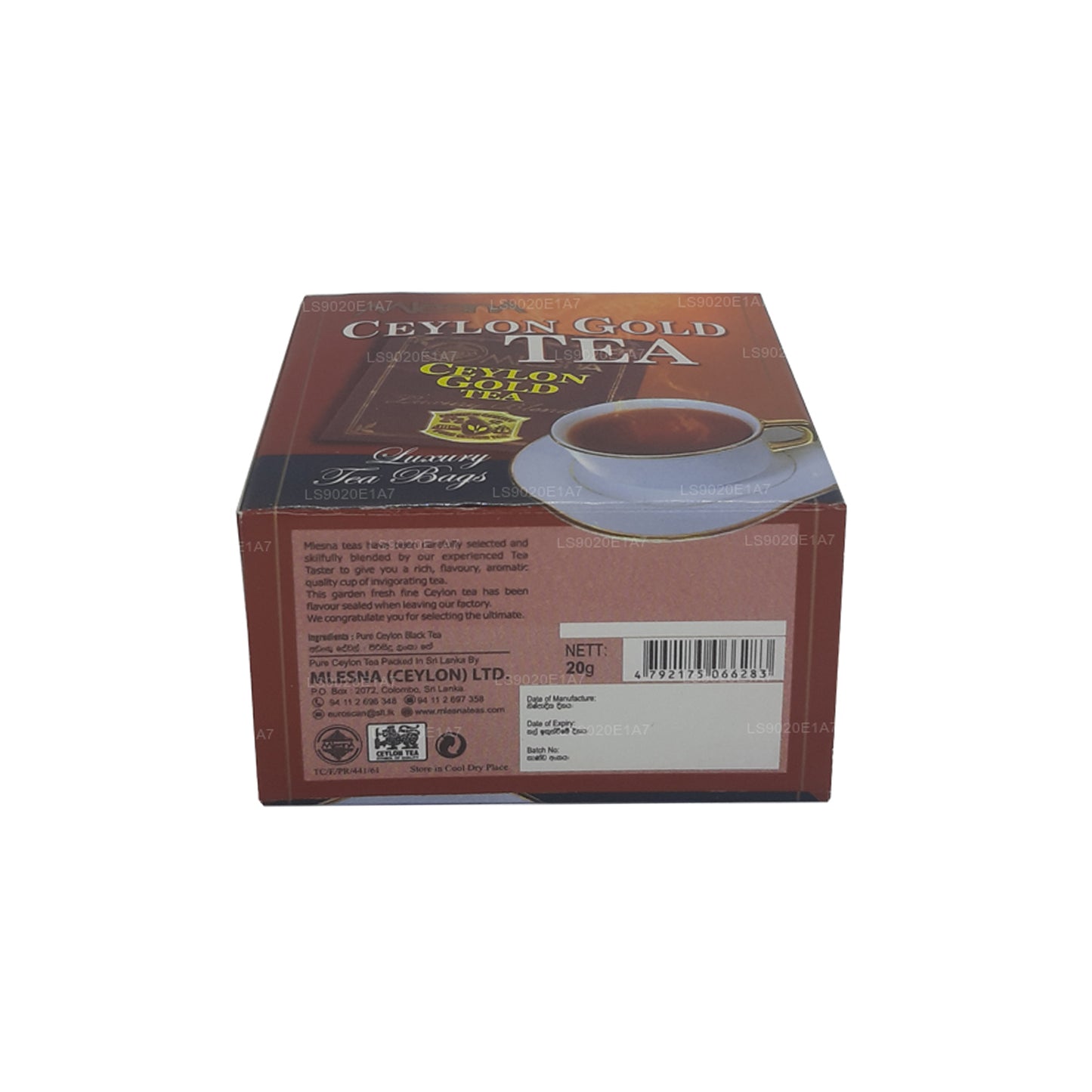 Mlesna Ceylon Gold Чайные пакетики 