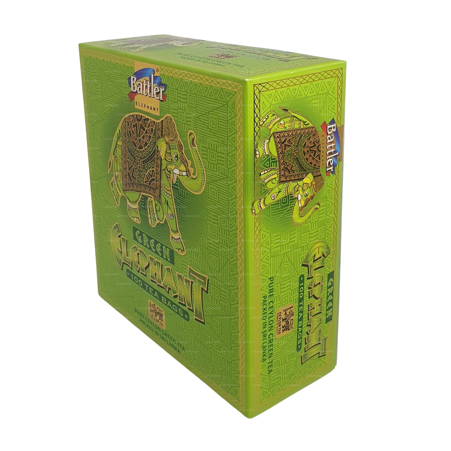 Зеленый слон Battler (50 г) 25 пакетиков чая