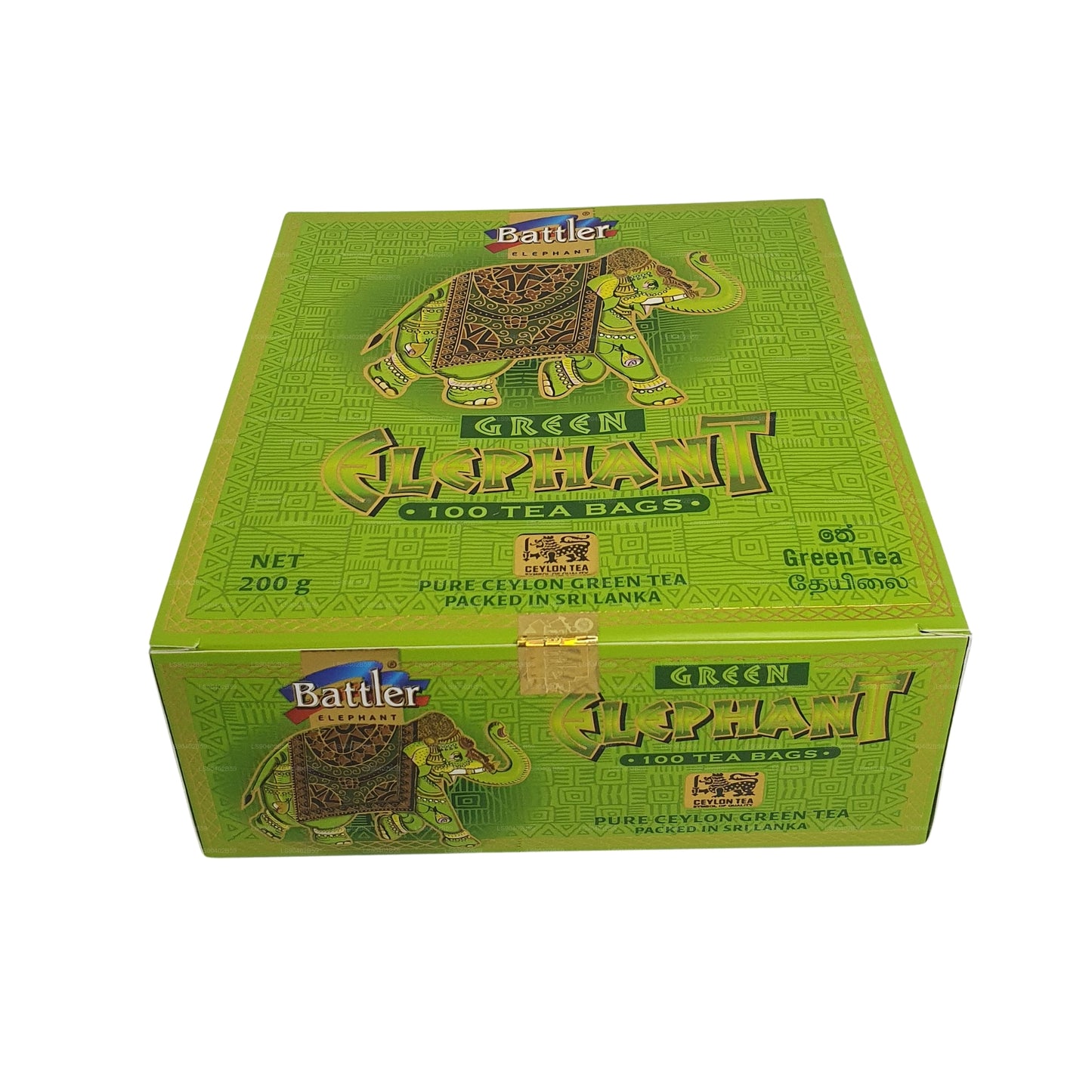 Зеленый слон Battler (50 г) 25 пакетиков чая