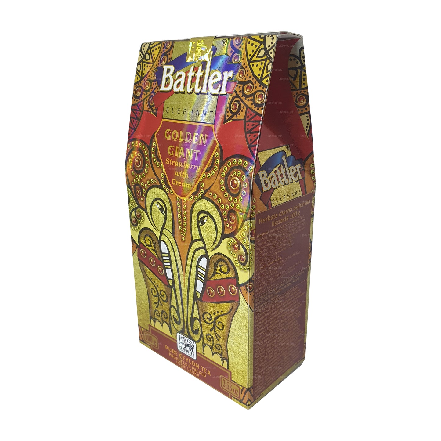 Клубника Battler со сливками (100 г) Tin Caddy