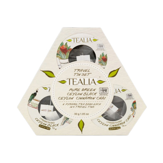 Tealia Organic Travel Tin Set (30g)