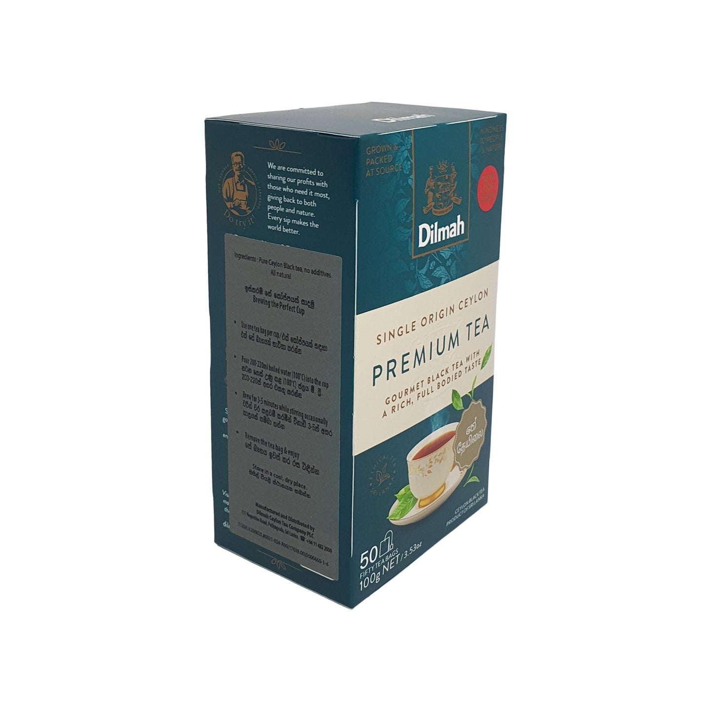 Dilmah Премиальный цейлонский чай в пакетиках