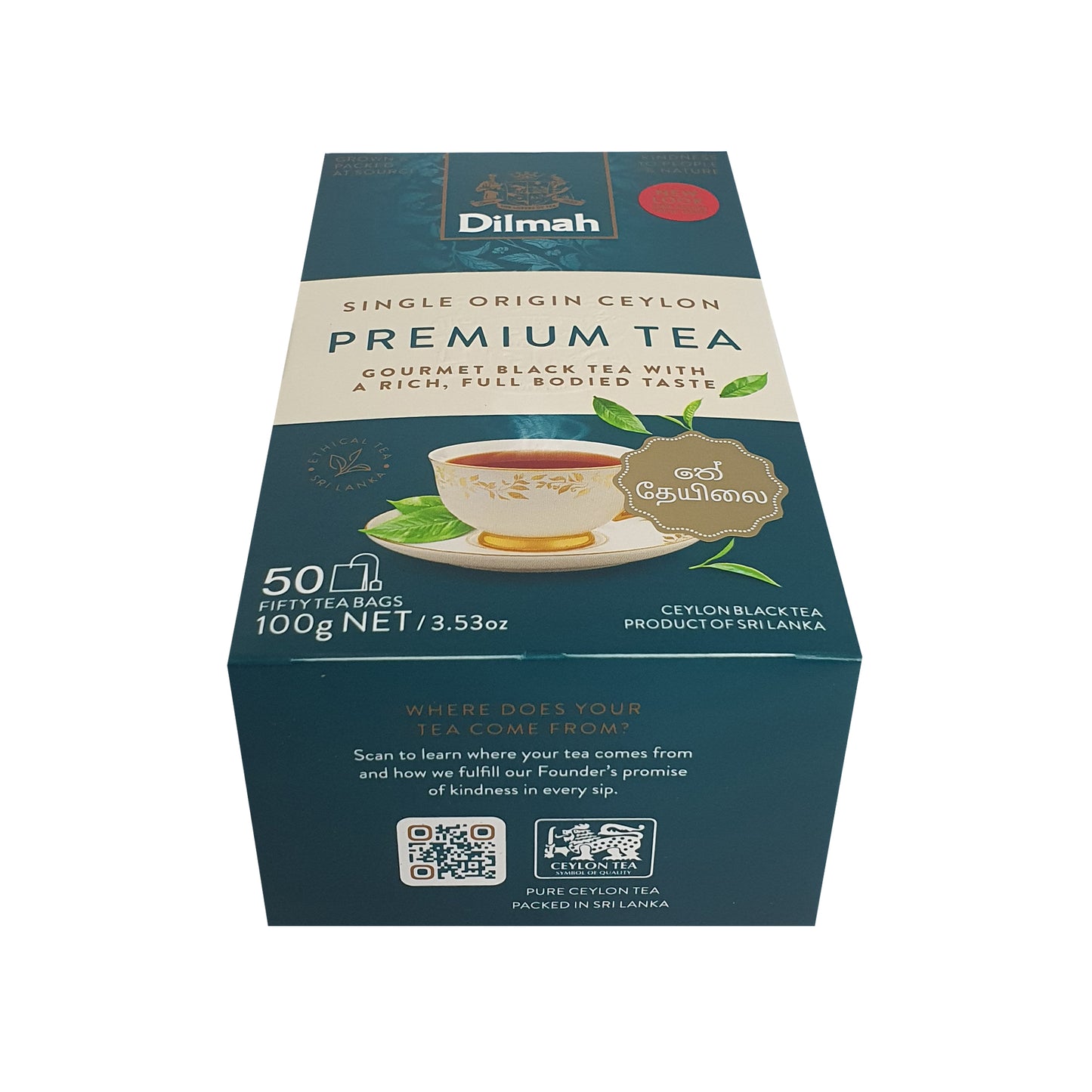 Dilmah Премиальный цейлонский чай в пакетиках