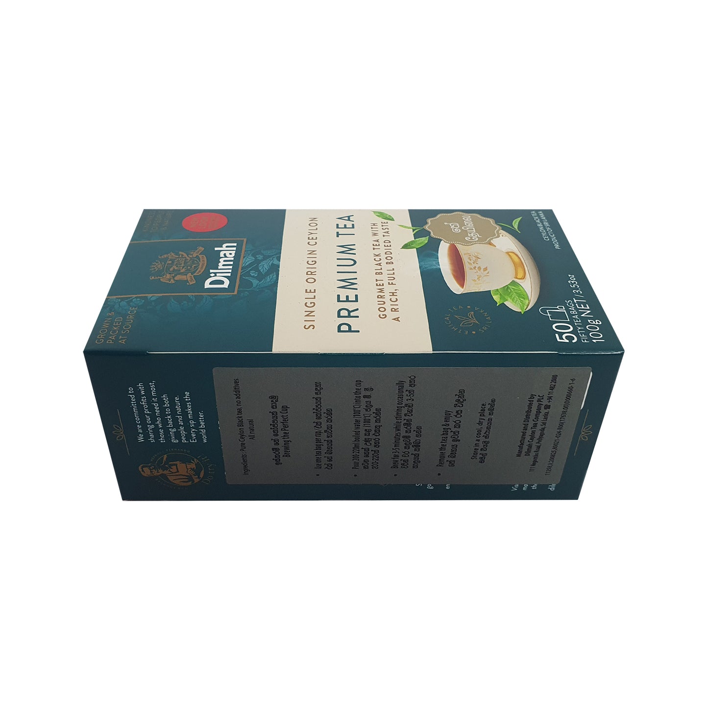 Dilmah Премиальный цейлонский чай в пакетиках