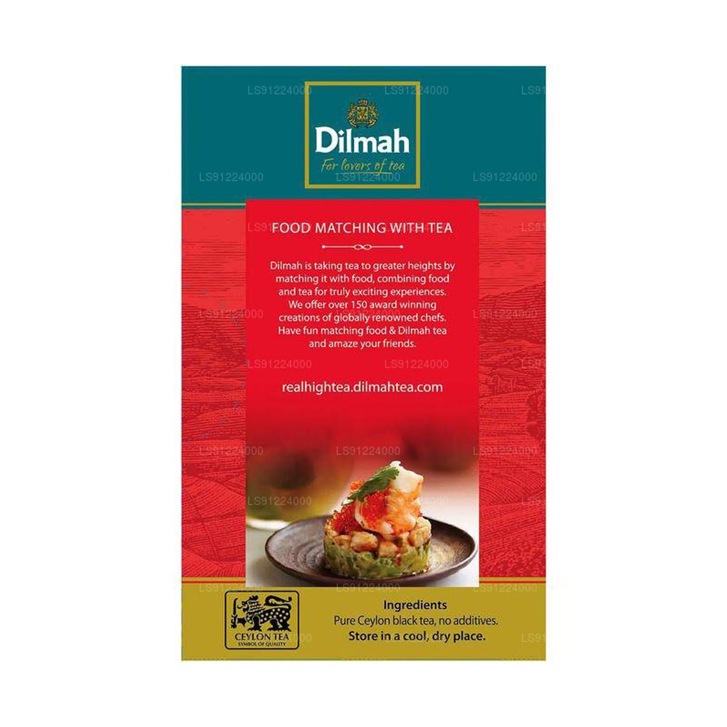 Английский чай для завтрака Dilmah (50 г) 25 пакетиков