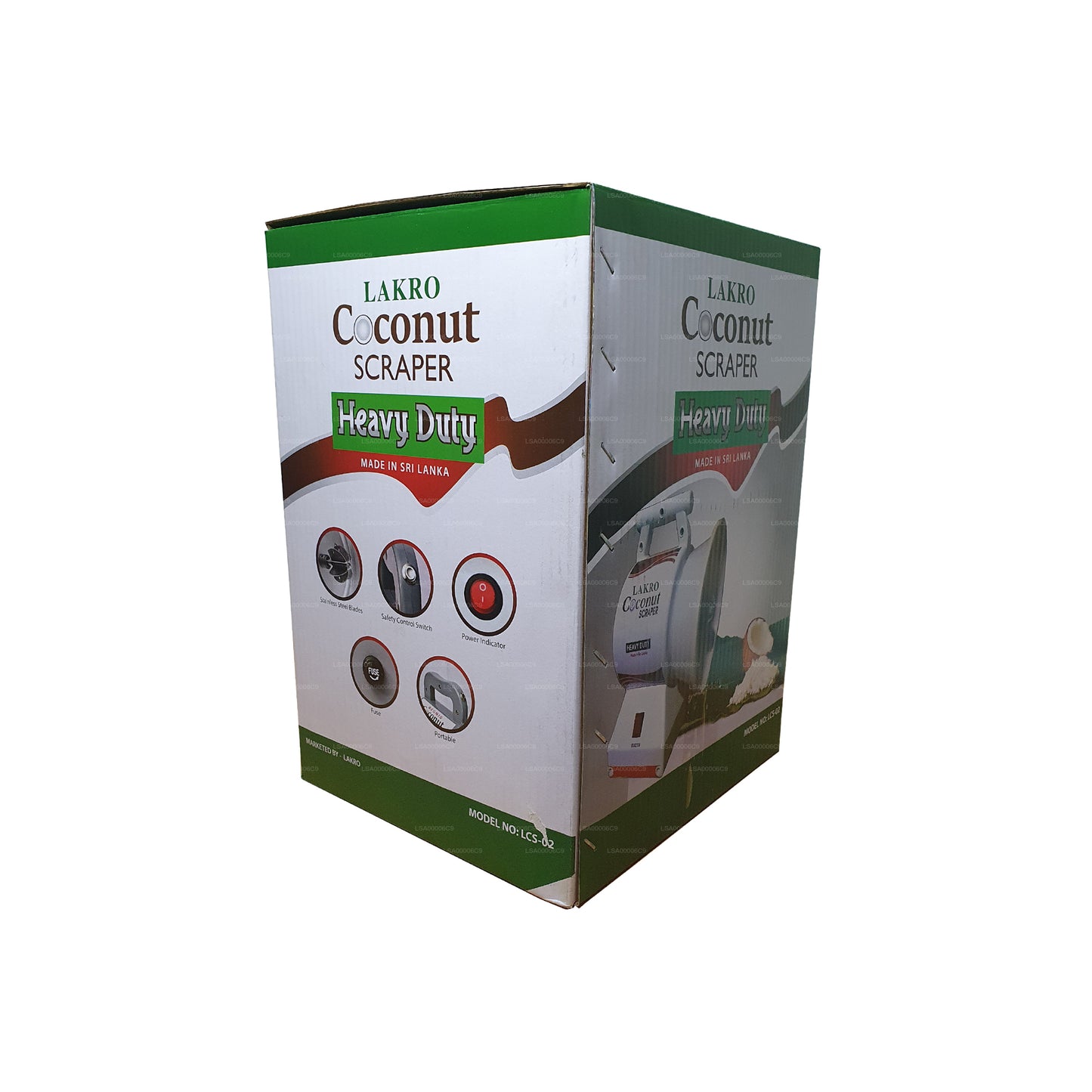 Сверхмощная машина для скребка кокосовых орехов Lakro (LCS-007)