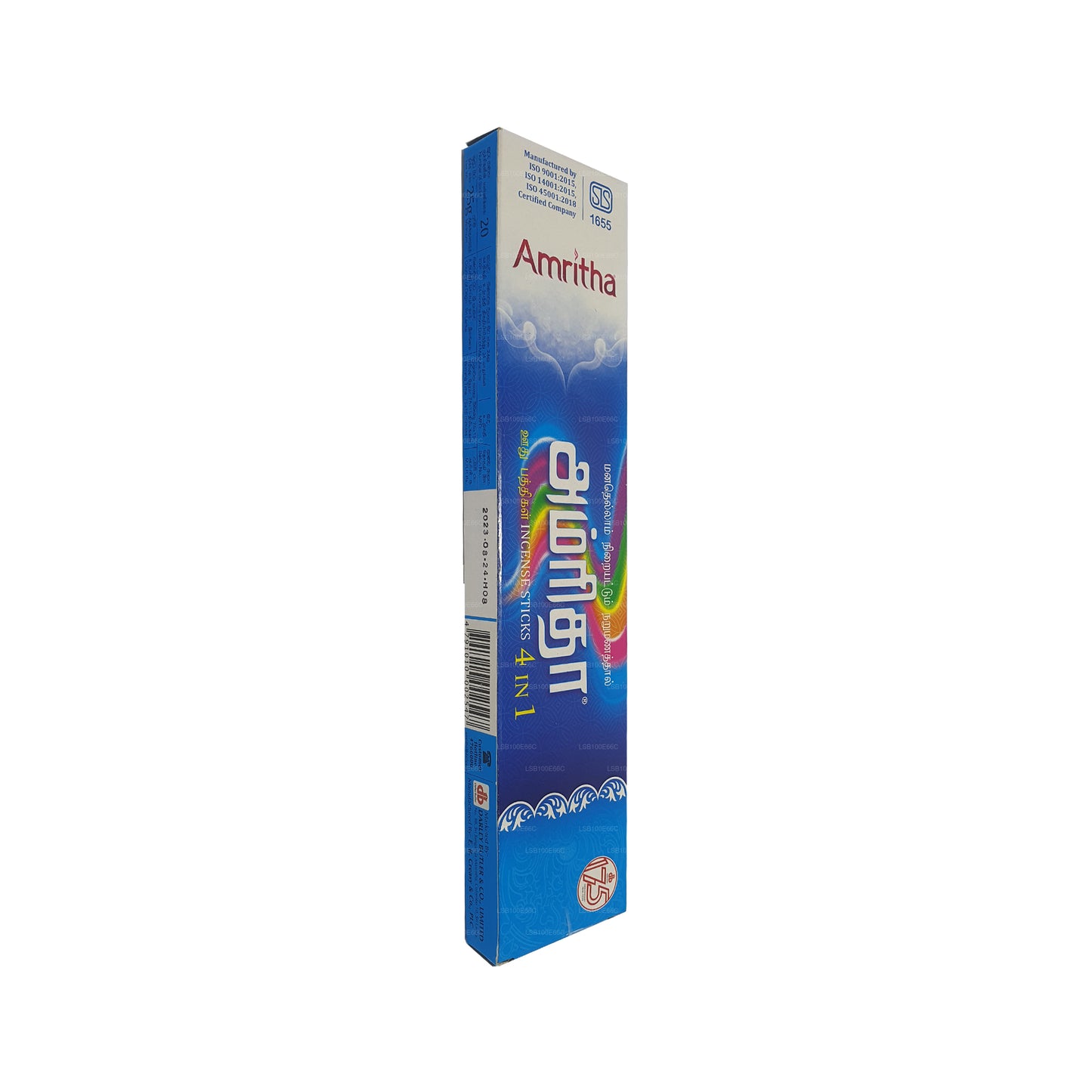 Amritha Incense 24 палочки (4 в 1; фэнтези; зеленый цветочный; магна; роза) 30 г
