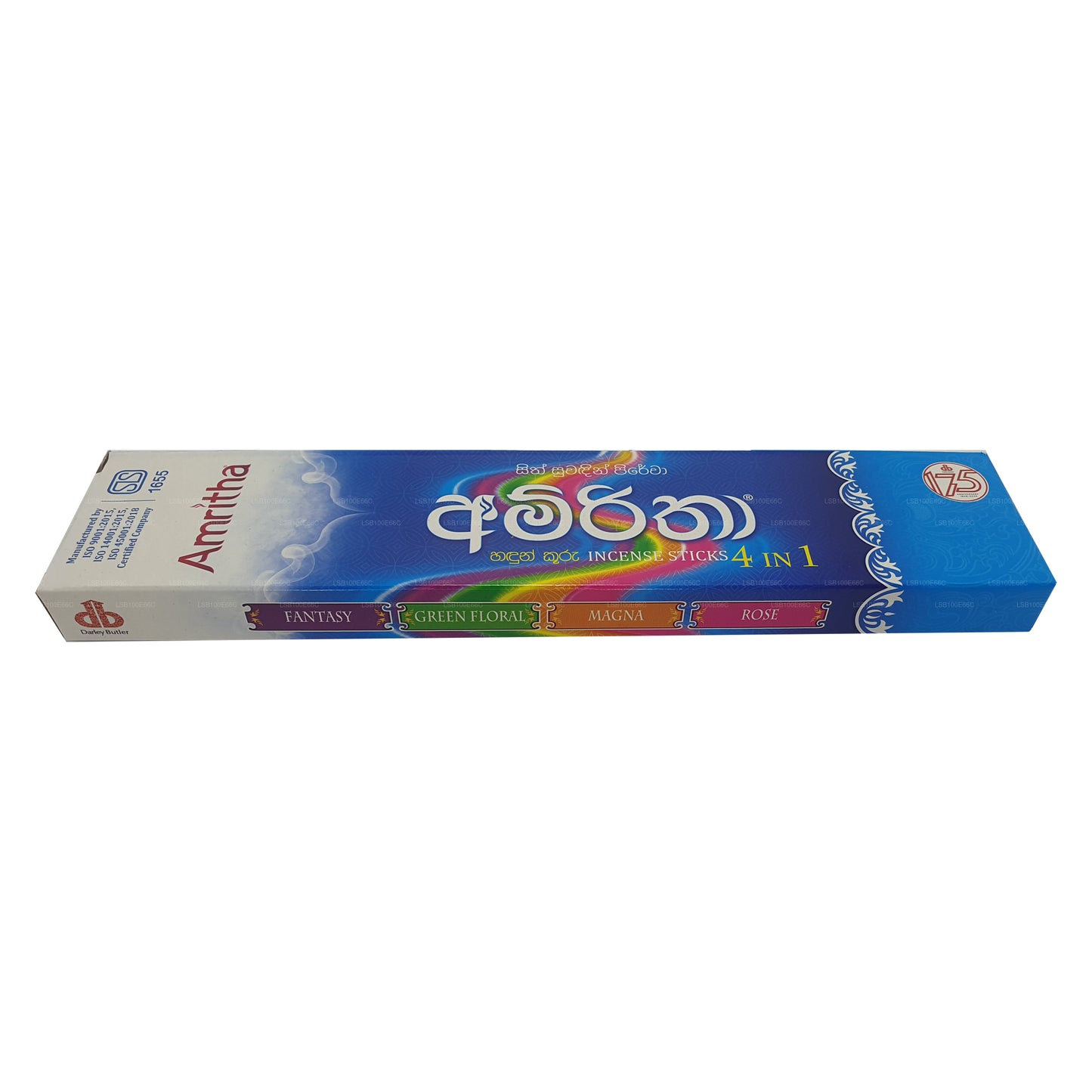 Amritha Incense 24 палочки (4 в 1; фэнтези; зеленый цветочный; магна; роза) 30 г