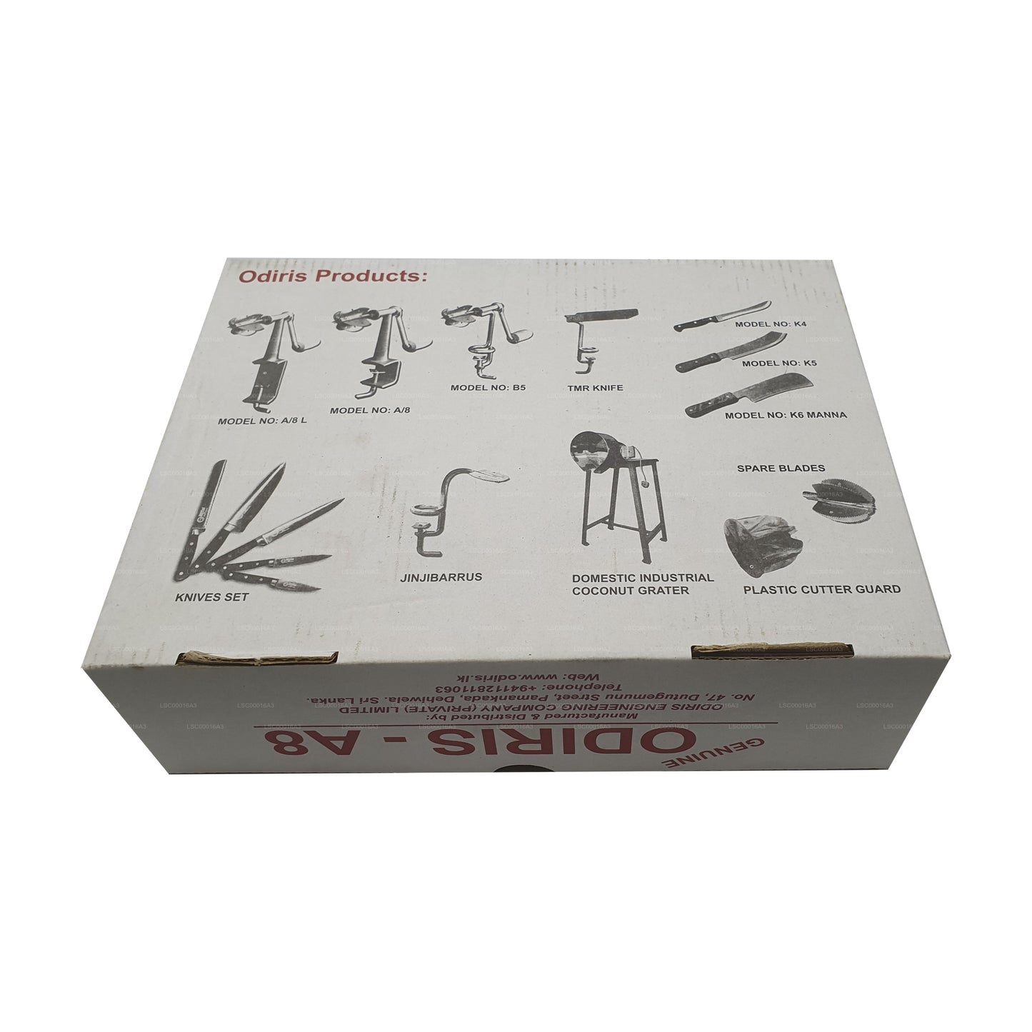 Скребок для кокосовых орехов Odiris из нержавеющей стали (модель A8)