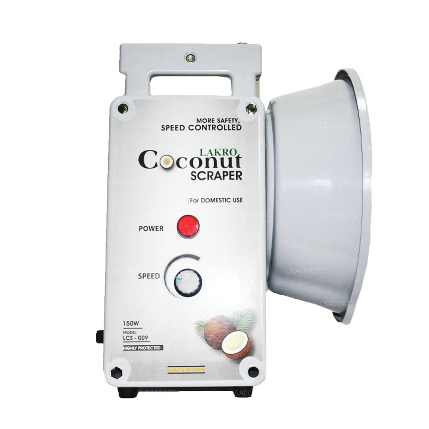 Бытовой электрический скребок для кокосовых орехов Lakpura (230 В)