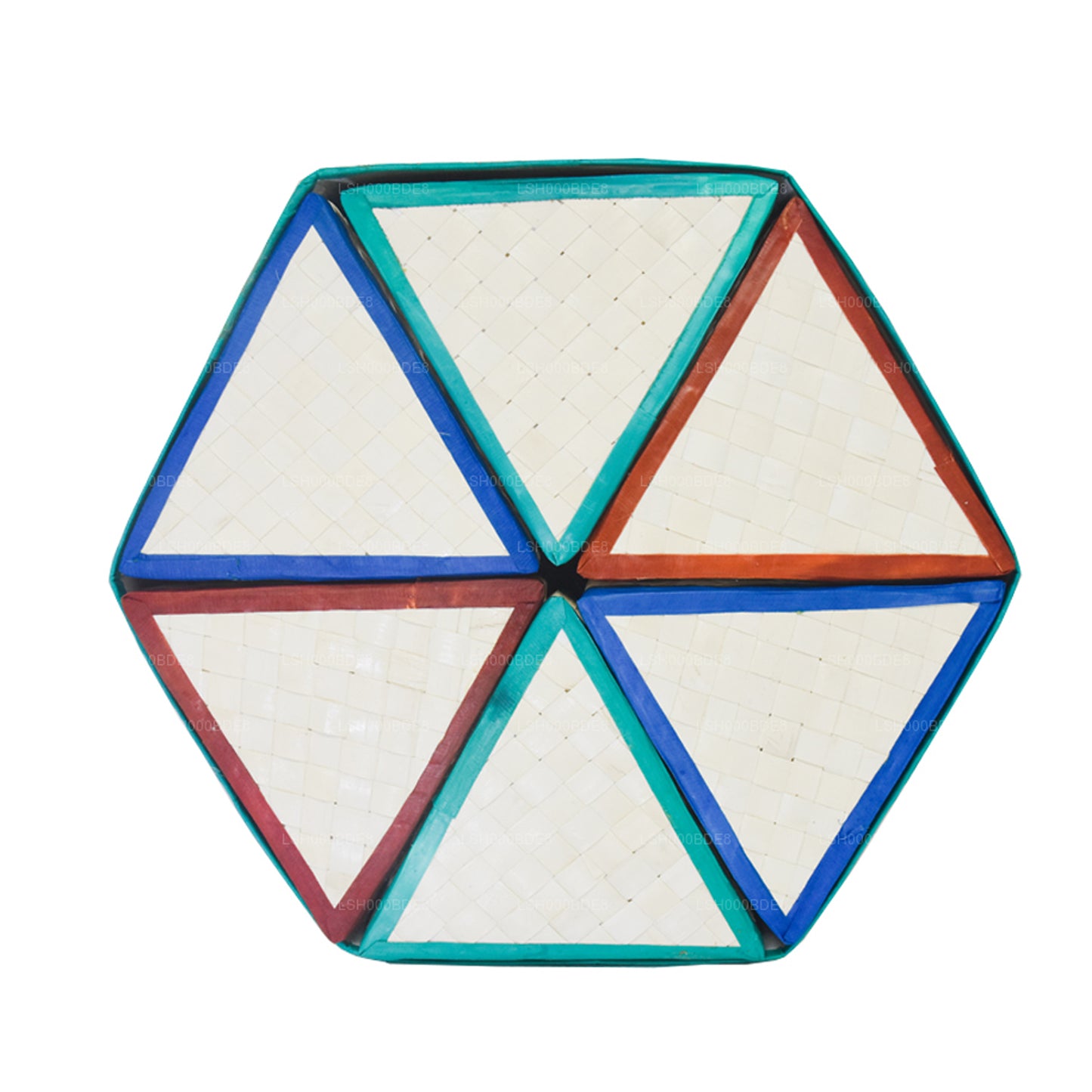 Подарочная коробка с листьями пальмиры Lakpura (дизайн D)