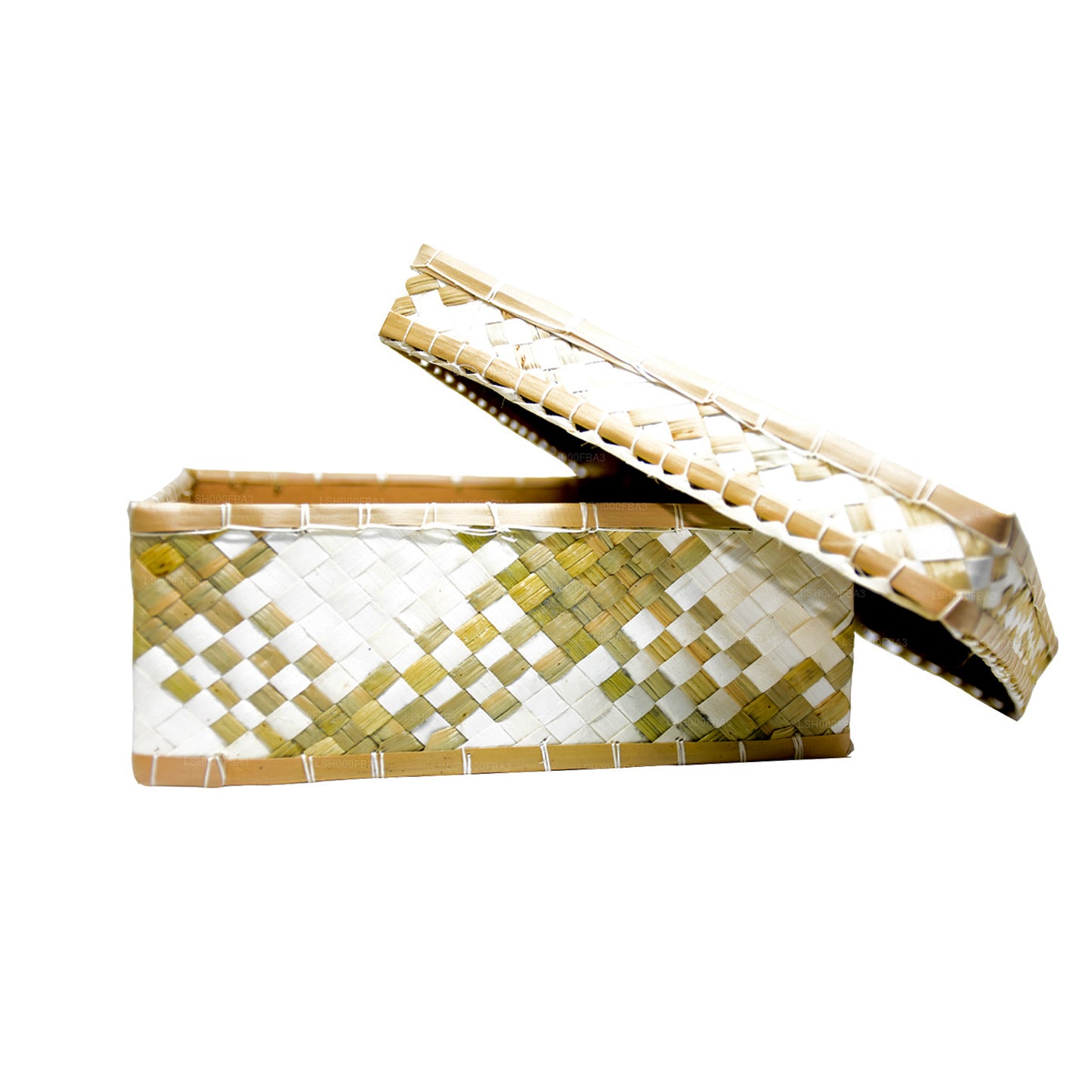 Подарочная коробка с листьями пальмиры Lakpura (дизайн E)