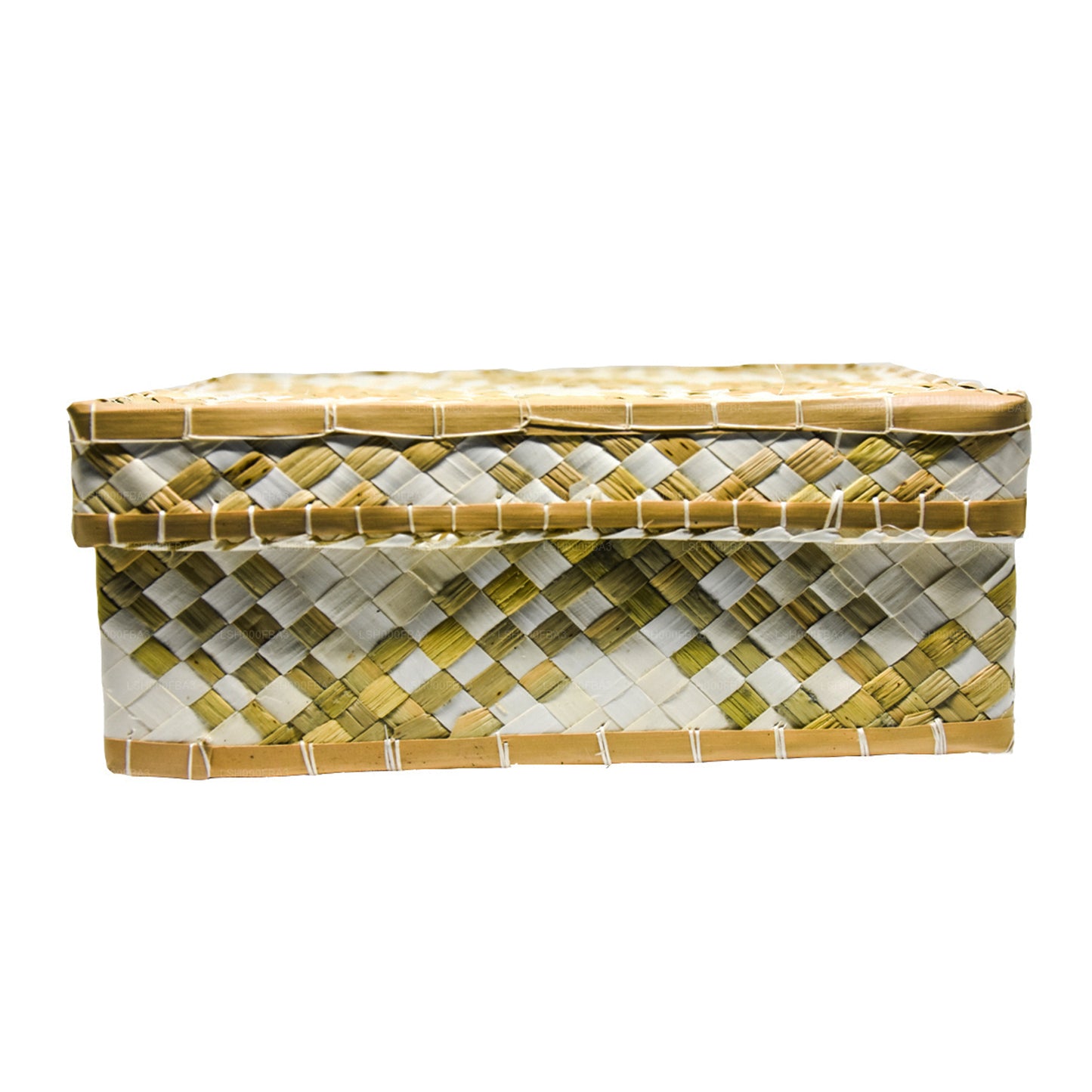 Подарочная коробка с листьями пальмиры Lakpura (дизайн E)