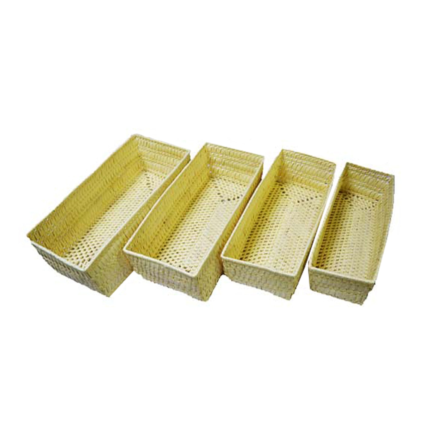 Lakpura® Palmyrah Basket Square Shape (Four Pieces) Design A