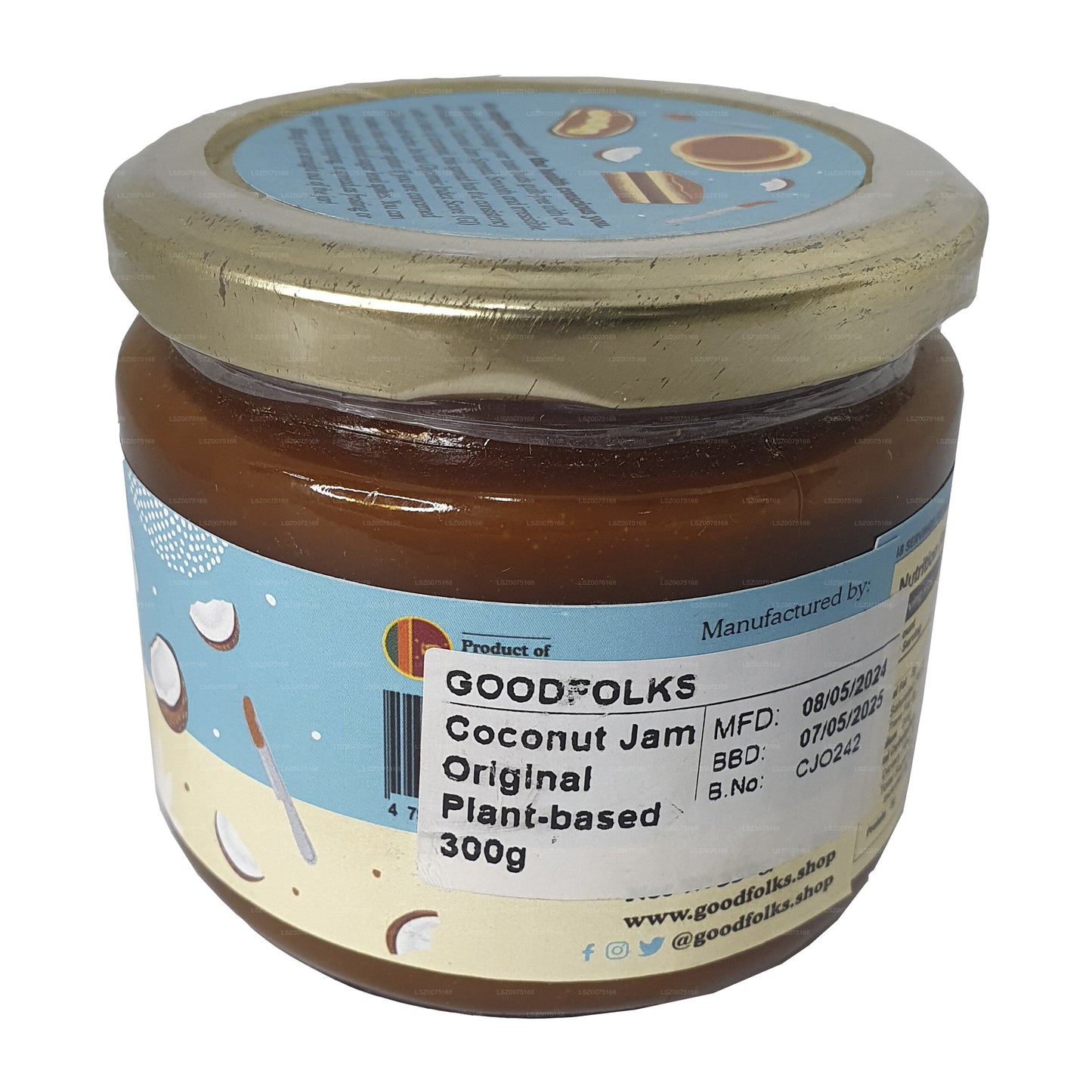 Натуральный кокосовый джем Goodfolks (330 г