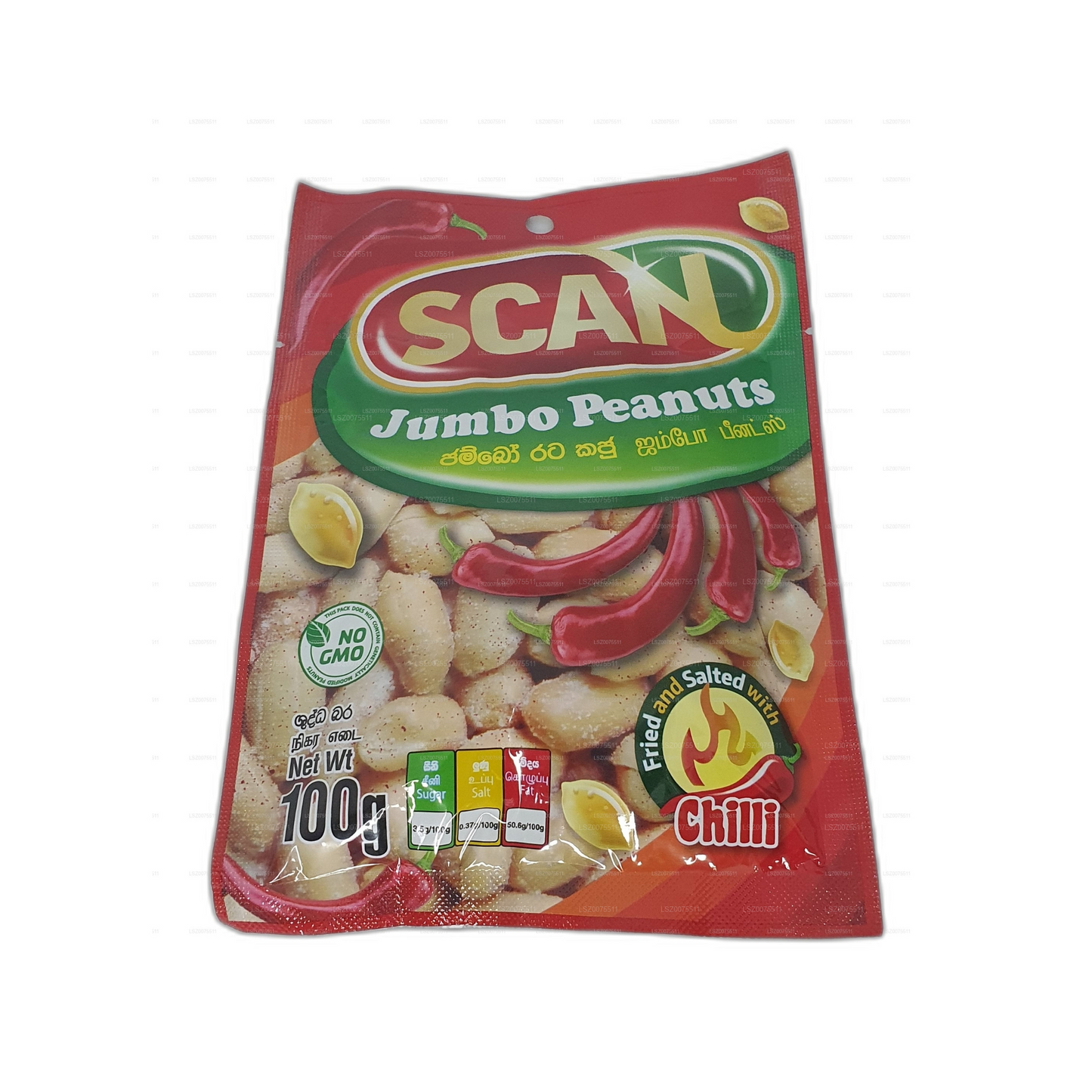 Scan Chilli Jumbo Арахис  (100 г)
