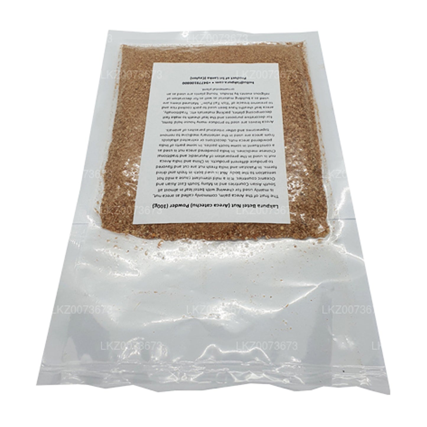 Орех бетеля лампура (Areca catechu) в порошке