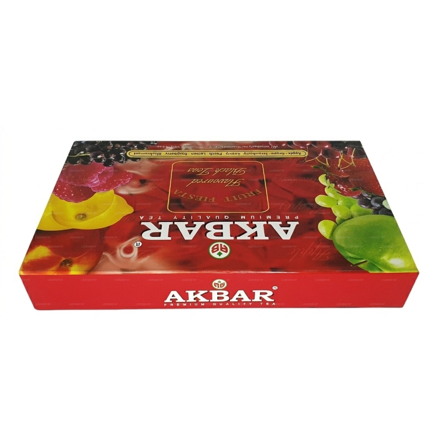 Подарочная коробка черного чая со вкусом Akbar Fruit Fiesta, 80 пакетиков чая (160 г)