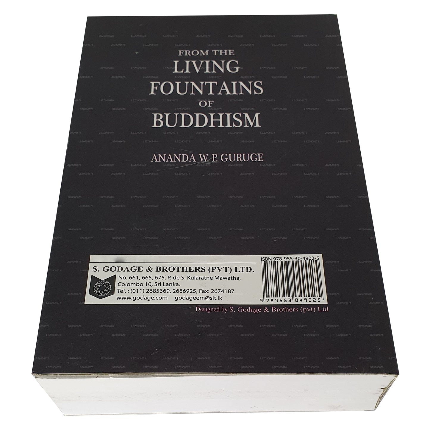 Из «Живых фонтанов буддизма»