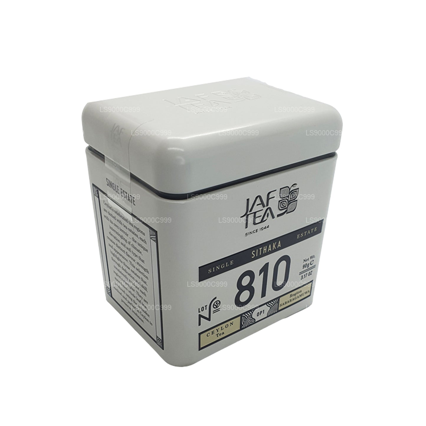 Чай Jaf Tea Single Estate Коллекция Ситака (90 г) Олово