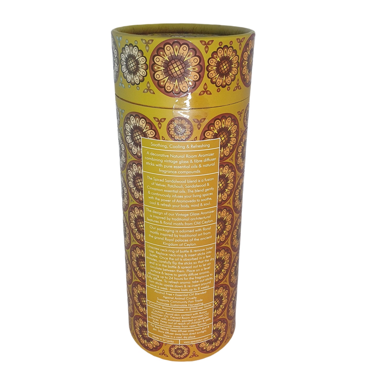 Spa Цейлонский пряный аромайзер из натурального сандалового дерева (190 мл)