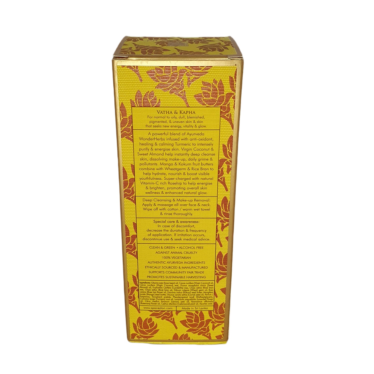Глубоко очищающий бальзам для лица Spa Ceylon True с куркумой и витамином С (100 мл)