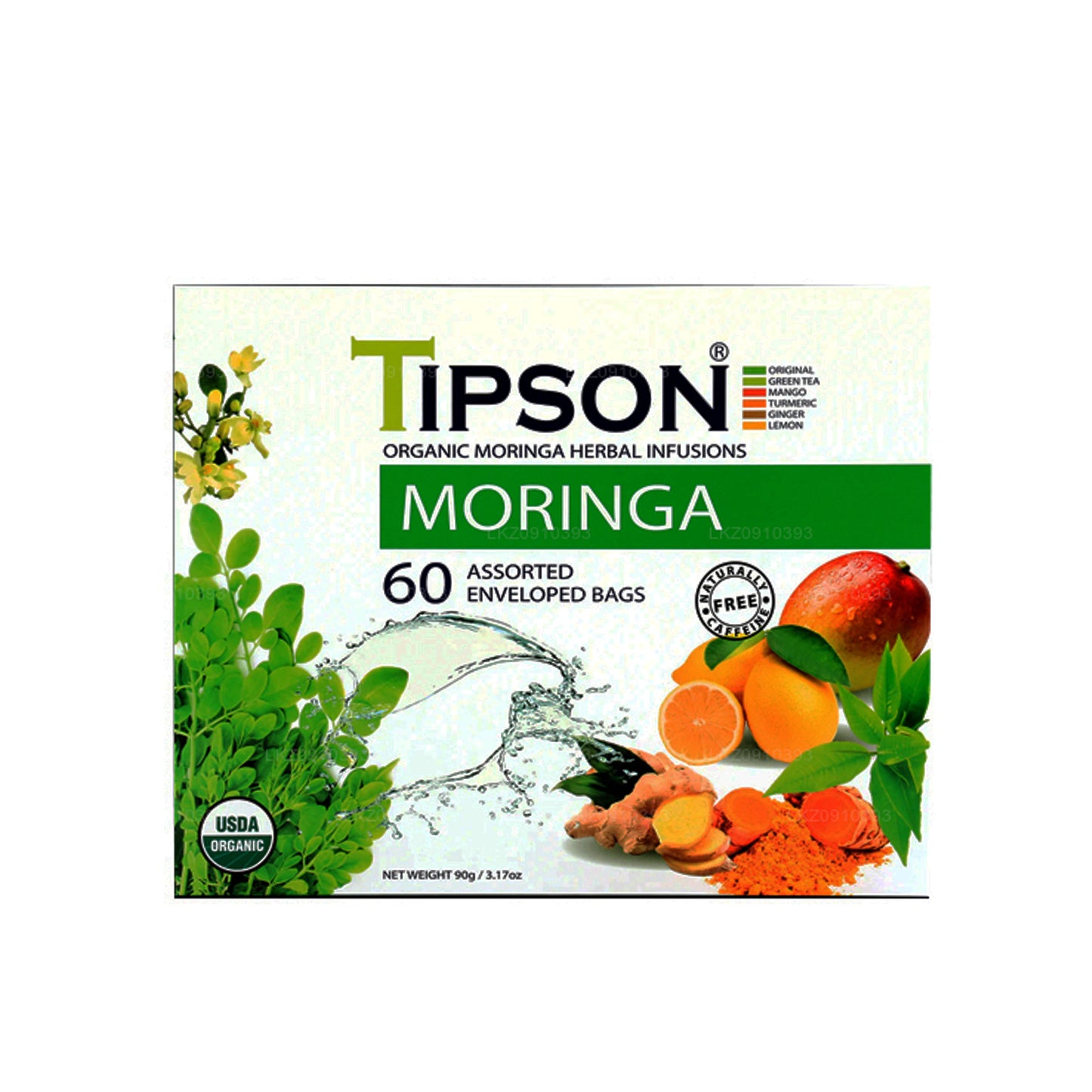 Ассорти из органической моринги Tipson Tea (90 г)