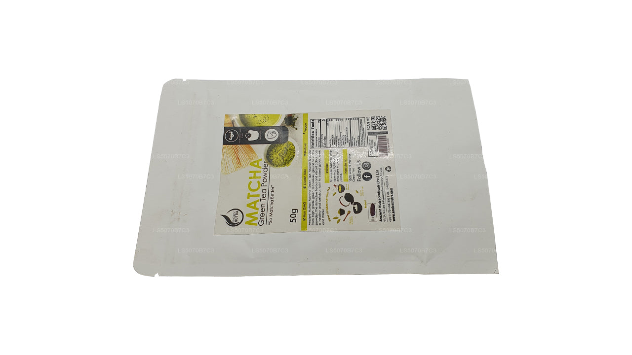 Зеленый чай Ancient Nutra Matcha в порошке (50 г)