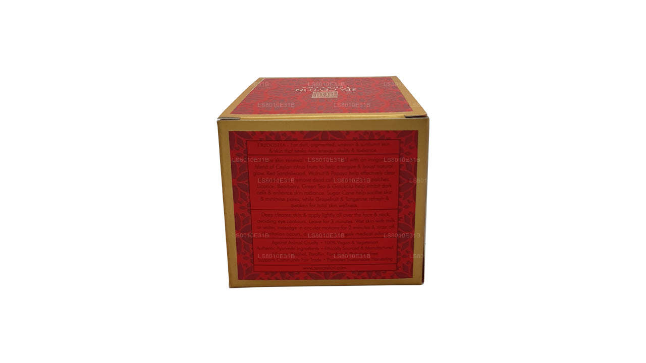 Отшелушивающее средство для лица Spa Ceylon Skin Energise с цитрусовыми и красными сандалиями (120 г)