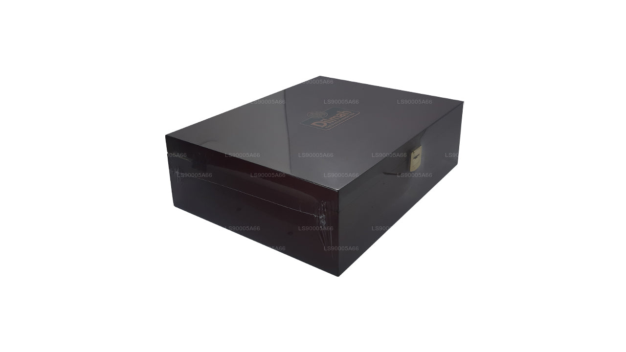 Роскошный деревянный презентер Dilmah с крышкой (12 разновидностей)