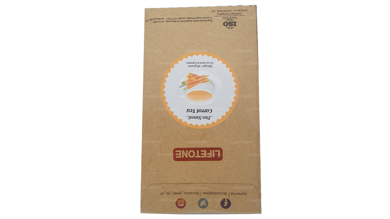 Чистый натуральный морковный чай (40 г)