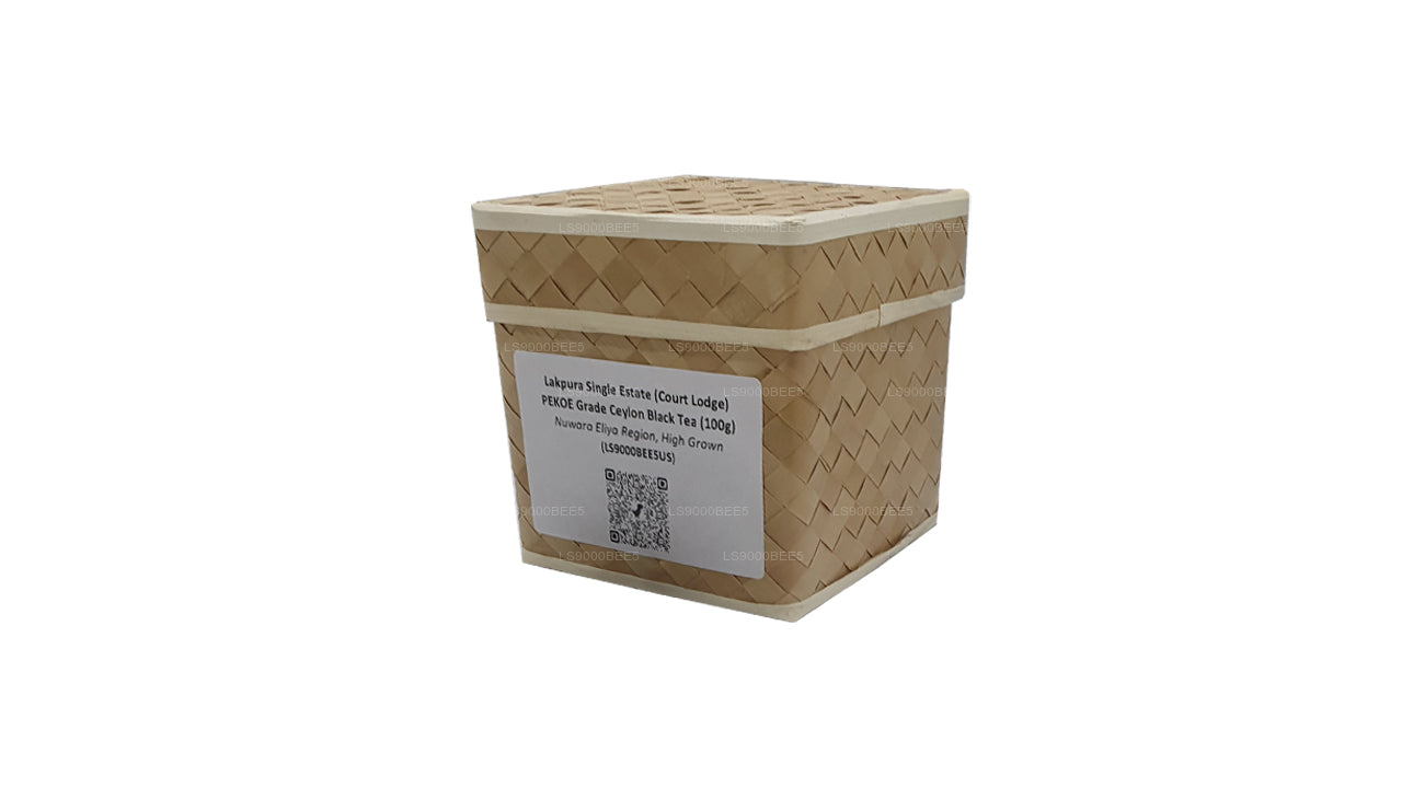 Lakpura Single Estate (Корт-Лодж) Цейлонский черный чай класса PEKOE (100 г)