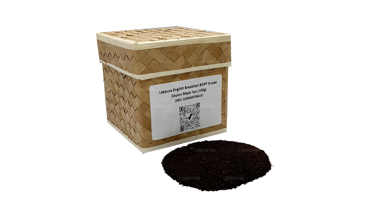 Черный цейлонский чай Lakpura «Английский завтрак» сорта BOPF (100 г)