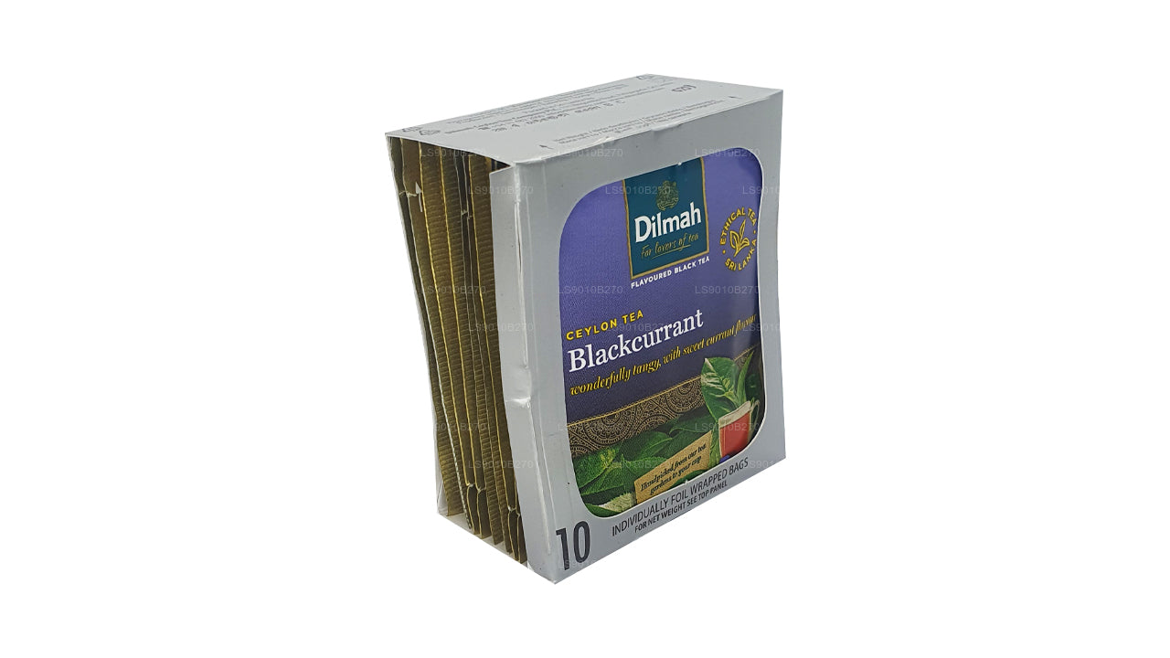 Чай Dilmah Blackcurrent (20 г) 10 пакетиков чая в индивидуальной фольге