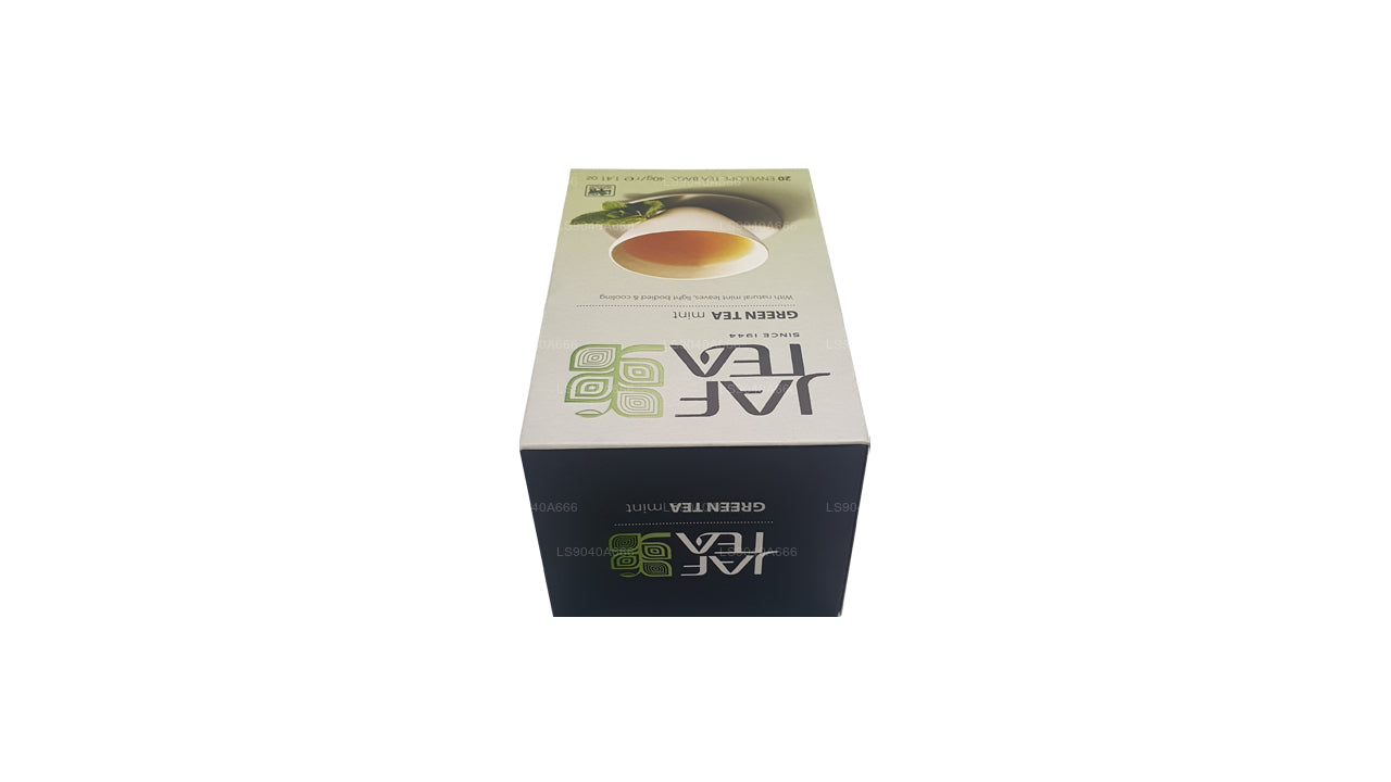 Коллекция Jaf Tea Pure Green Collection Зеленый чай, мята, фольга, конверт, чайные пакетики (40 г)