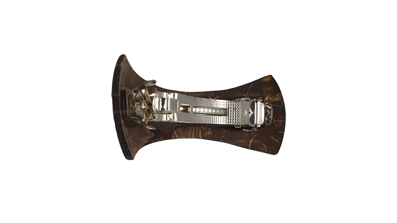 Заколка для волос из скорлупы кокоса (дизайн F)